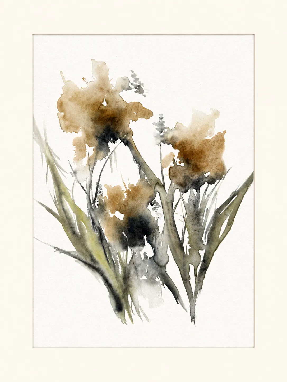 Autumn Blooms in Ochre