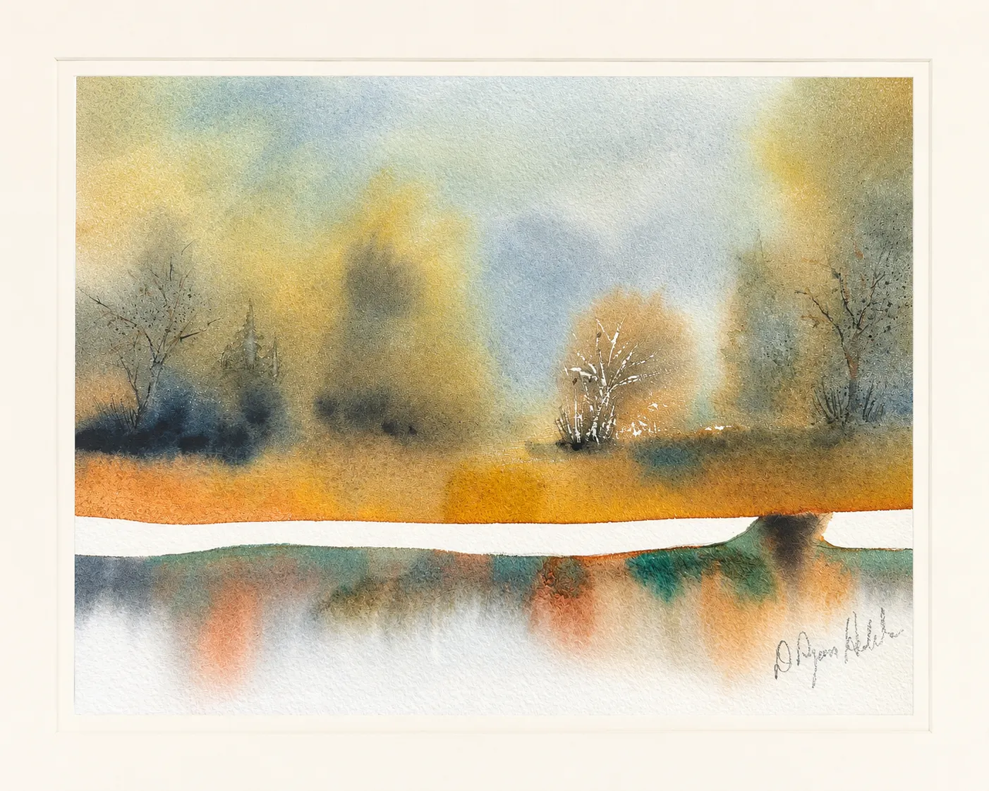 Autumn Glow on the Water