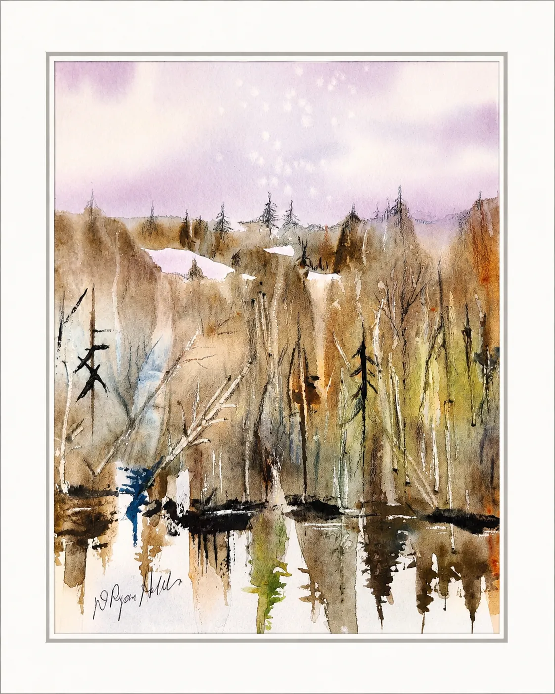 Autumn Marsh at Dusk