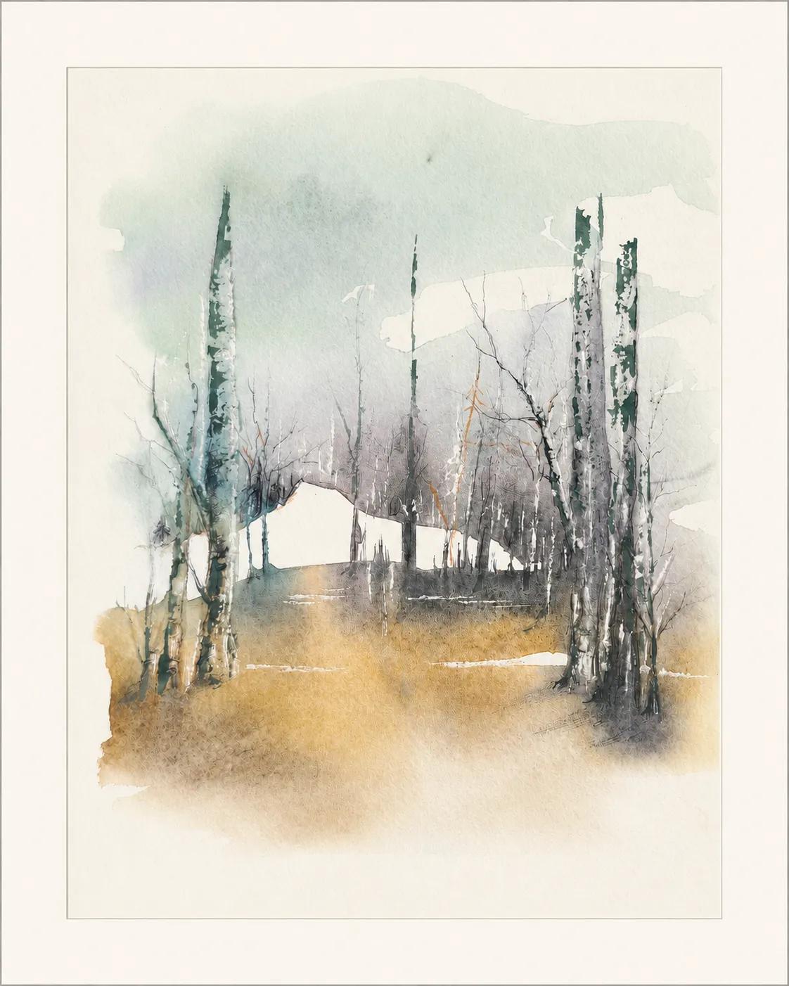 Birch Stand at Season's End