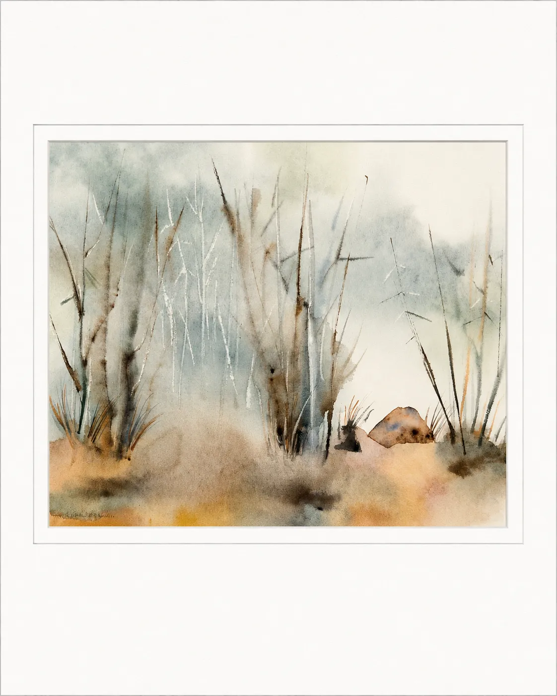 Brush and Stone in Autumn