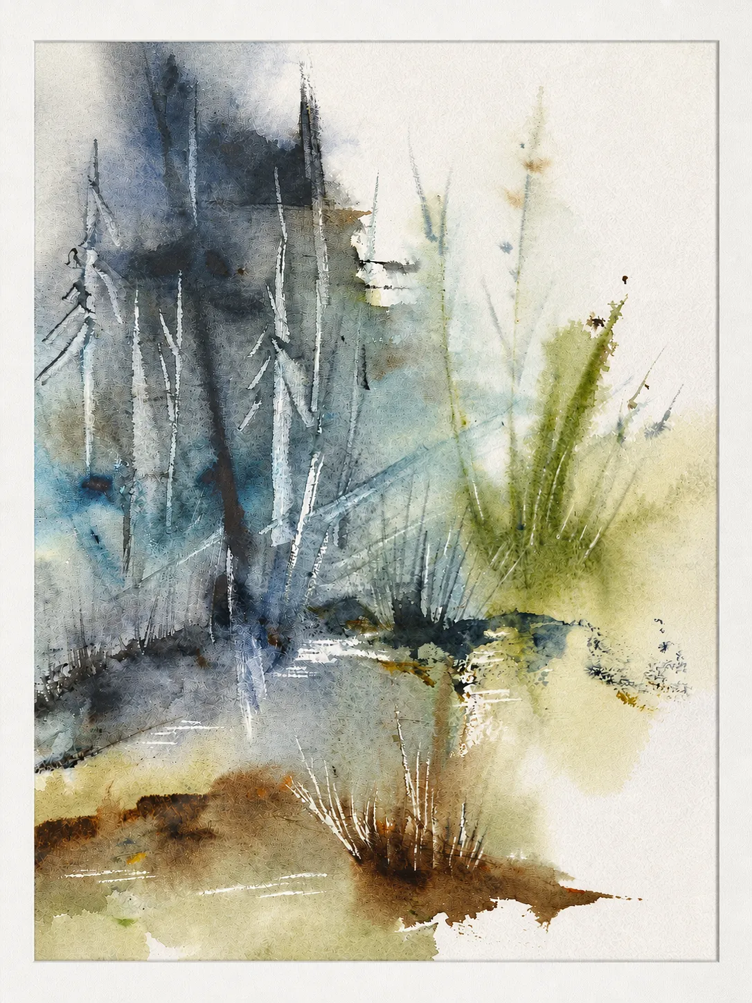 Forest Edge in Rain