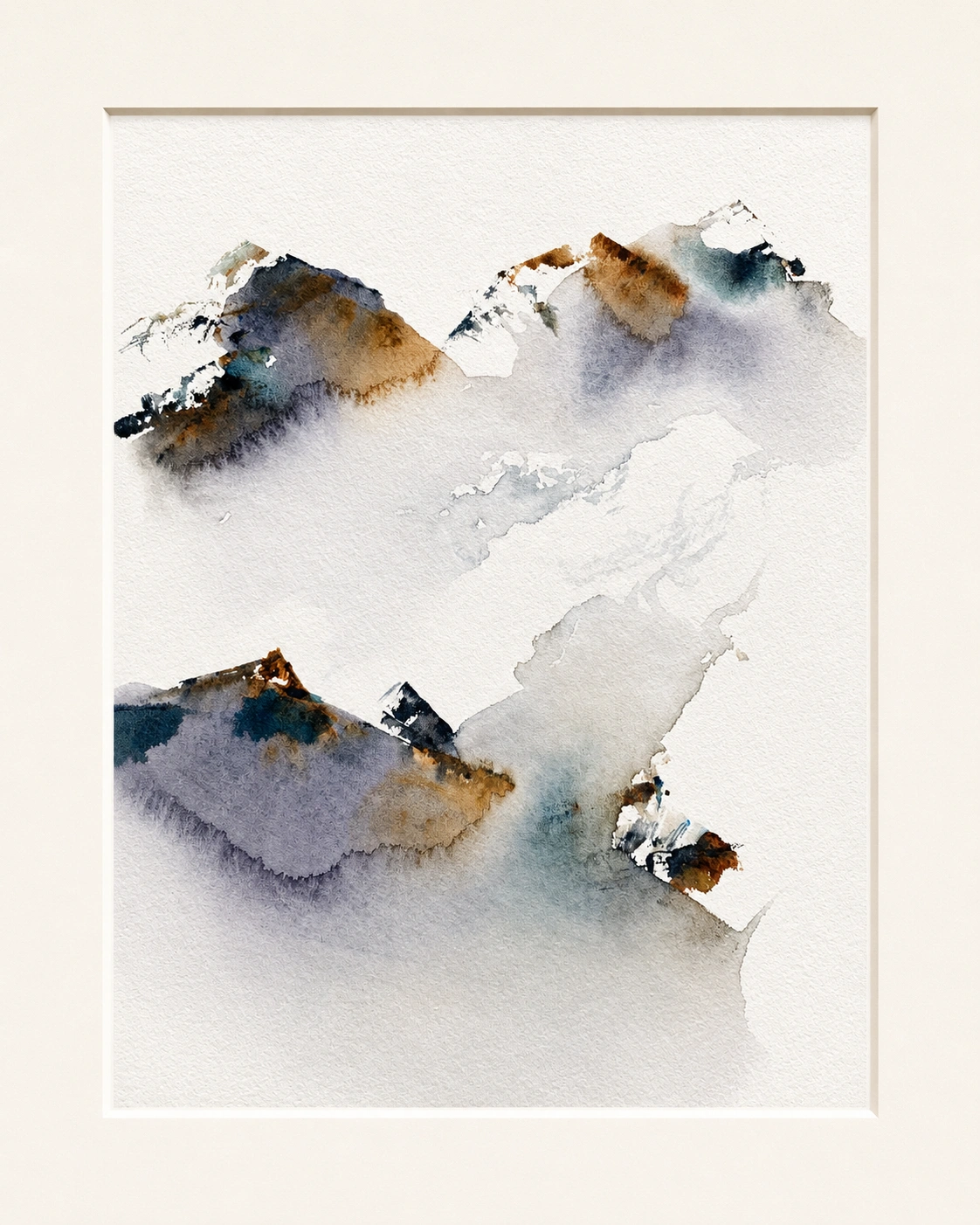 Layered Mountain Ranges