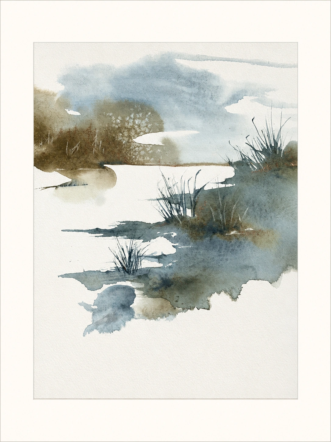 Marsh Reeds at Dawn
