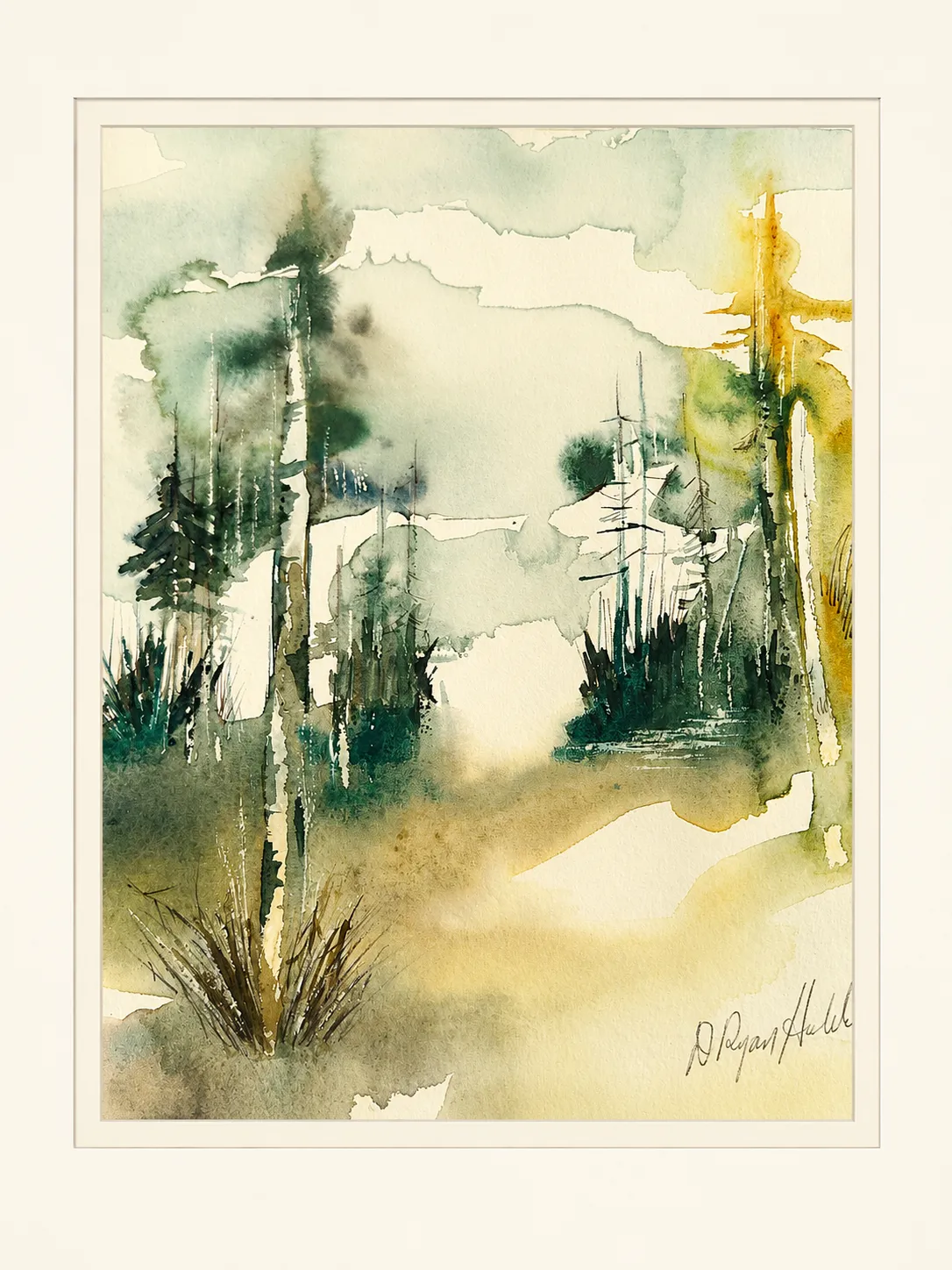 Mixed Forest in Autumn Light