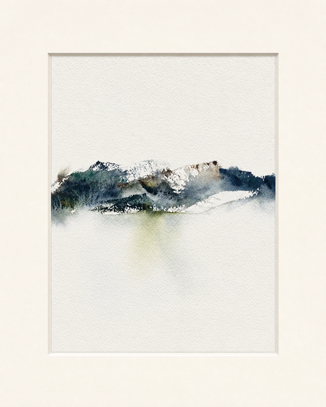 Mountain Ridge Reflected