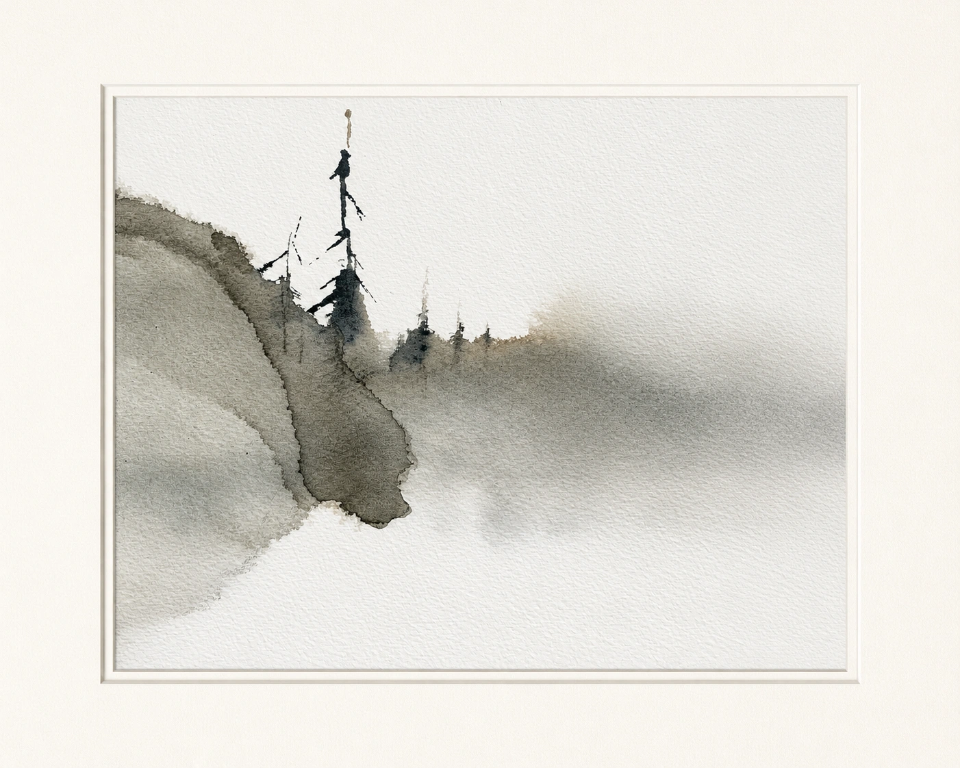 Pines on the Cliff Edge