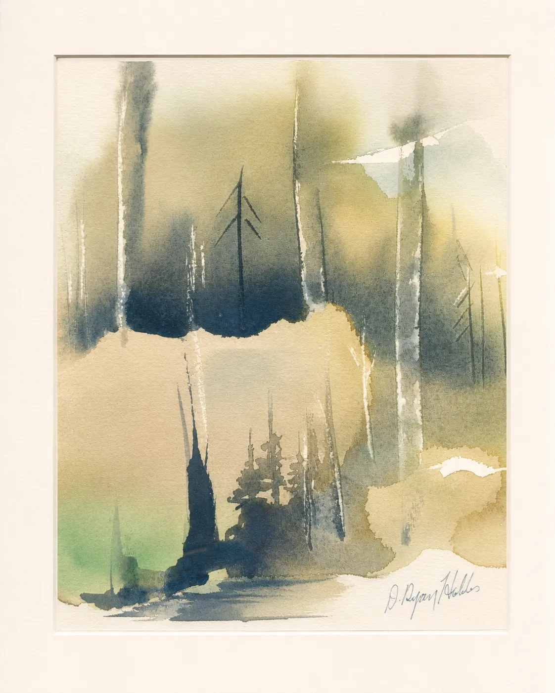 Pines Through the Haze
