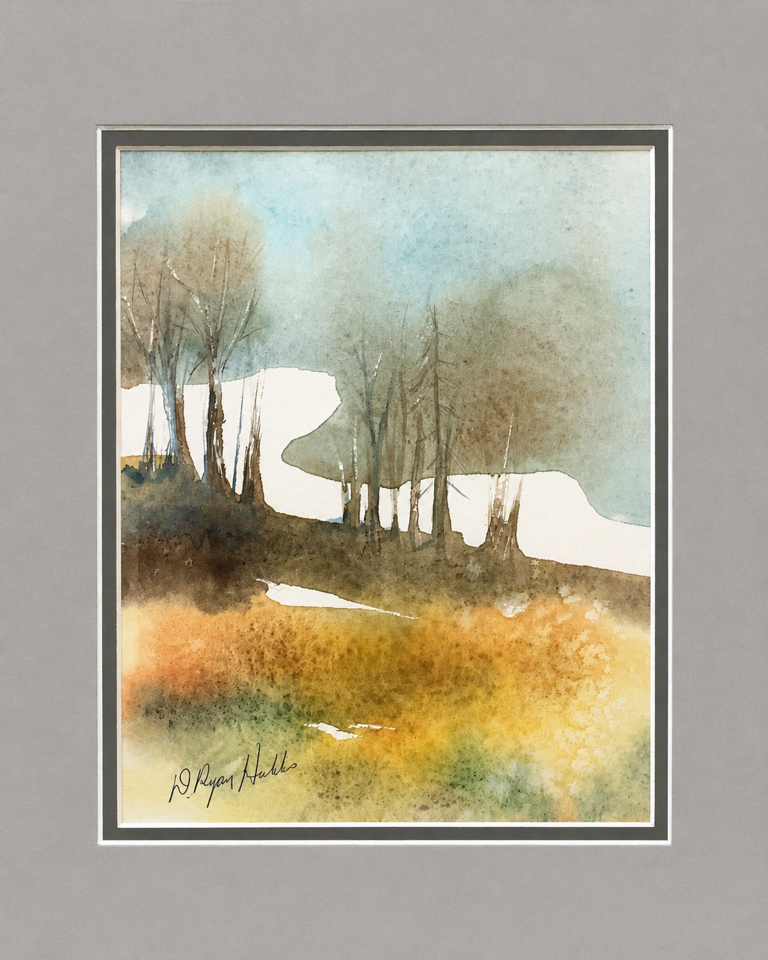 Quiet Path Through the Birches