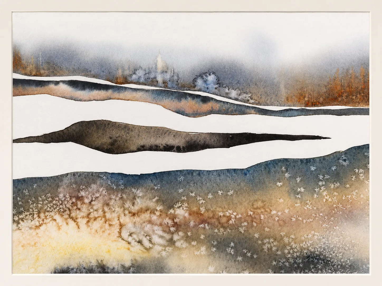 Ridgelines in Snow