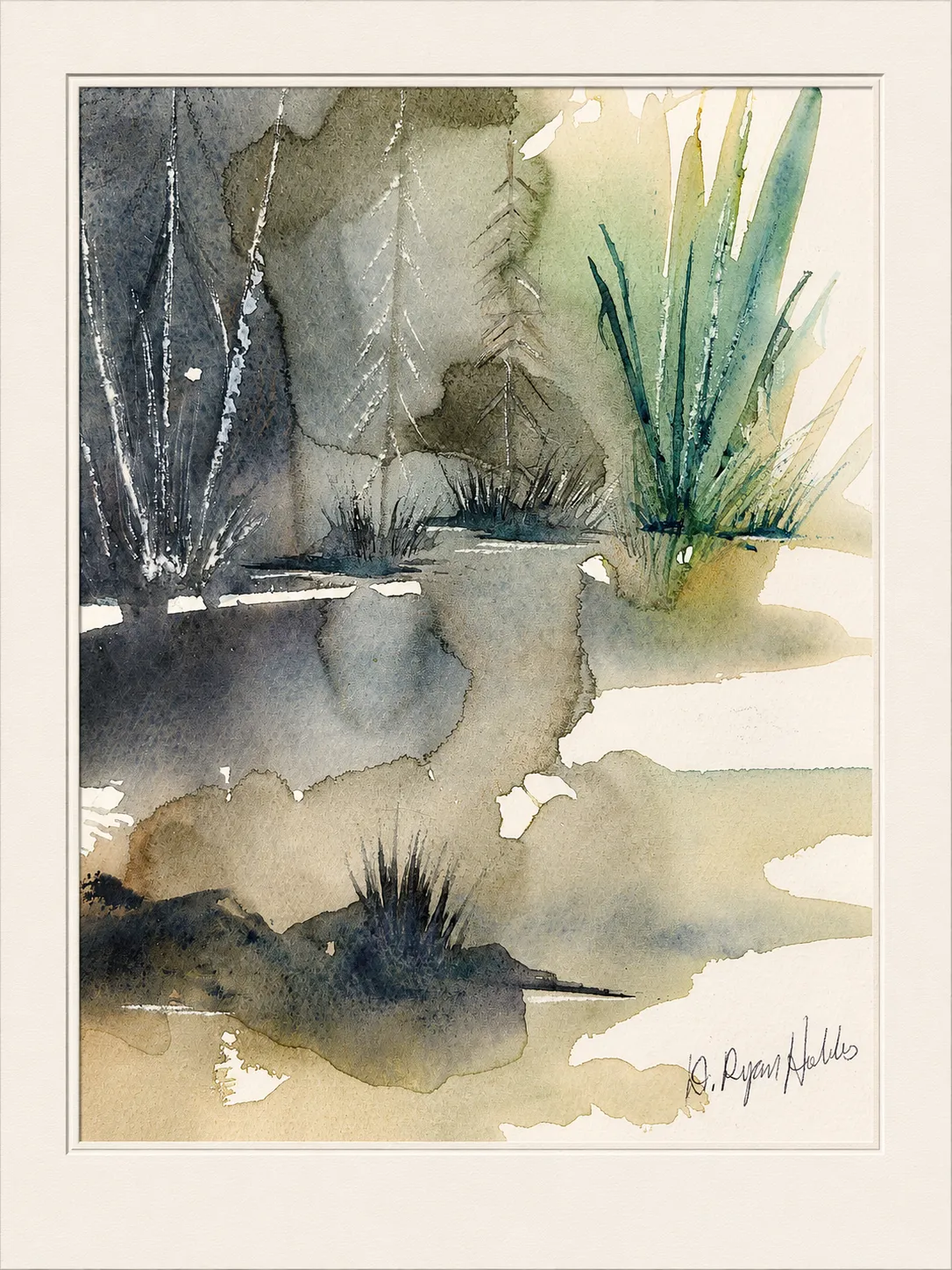 Rocks and Wild Grass