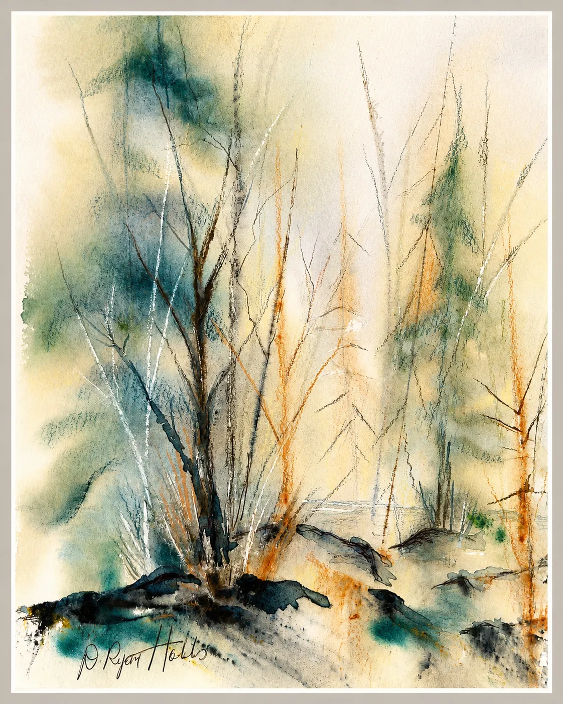 Saplings in the Wind