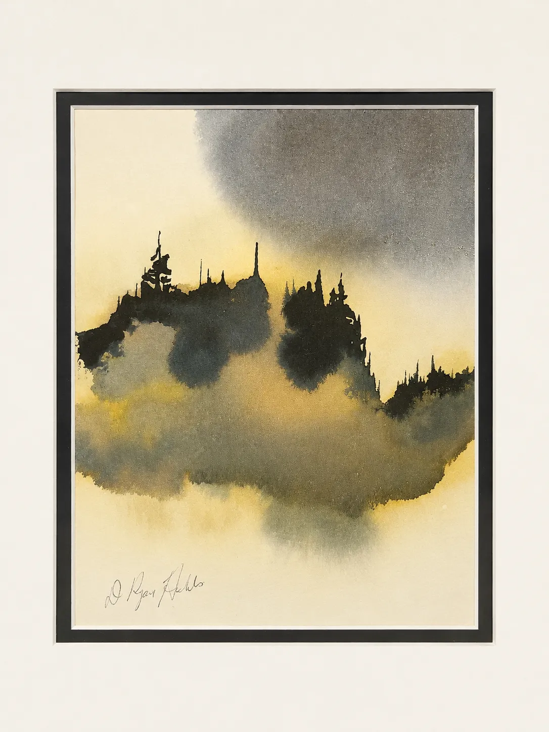 Spruce Cloud Silhouette