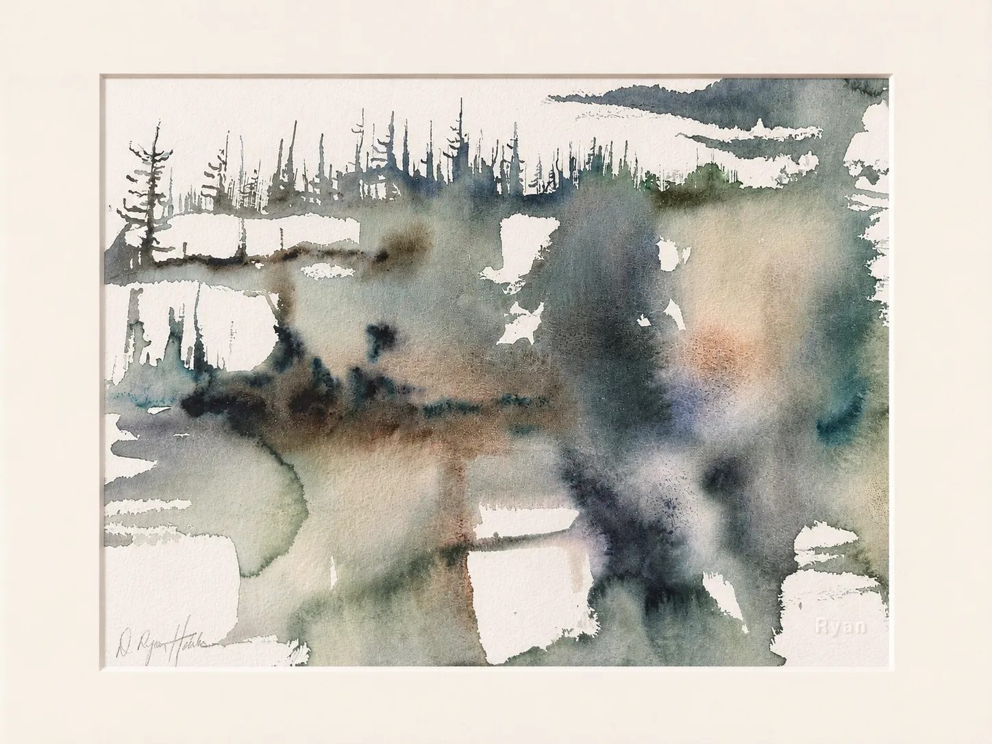 Storm Cloud Over the Forest
