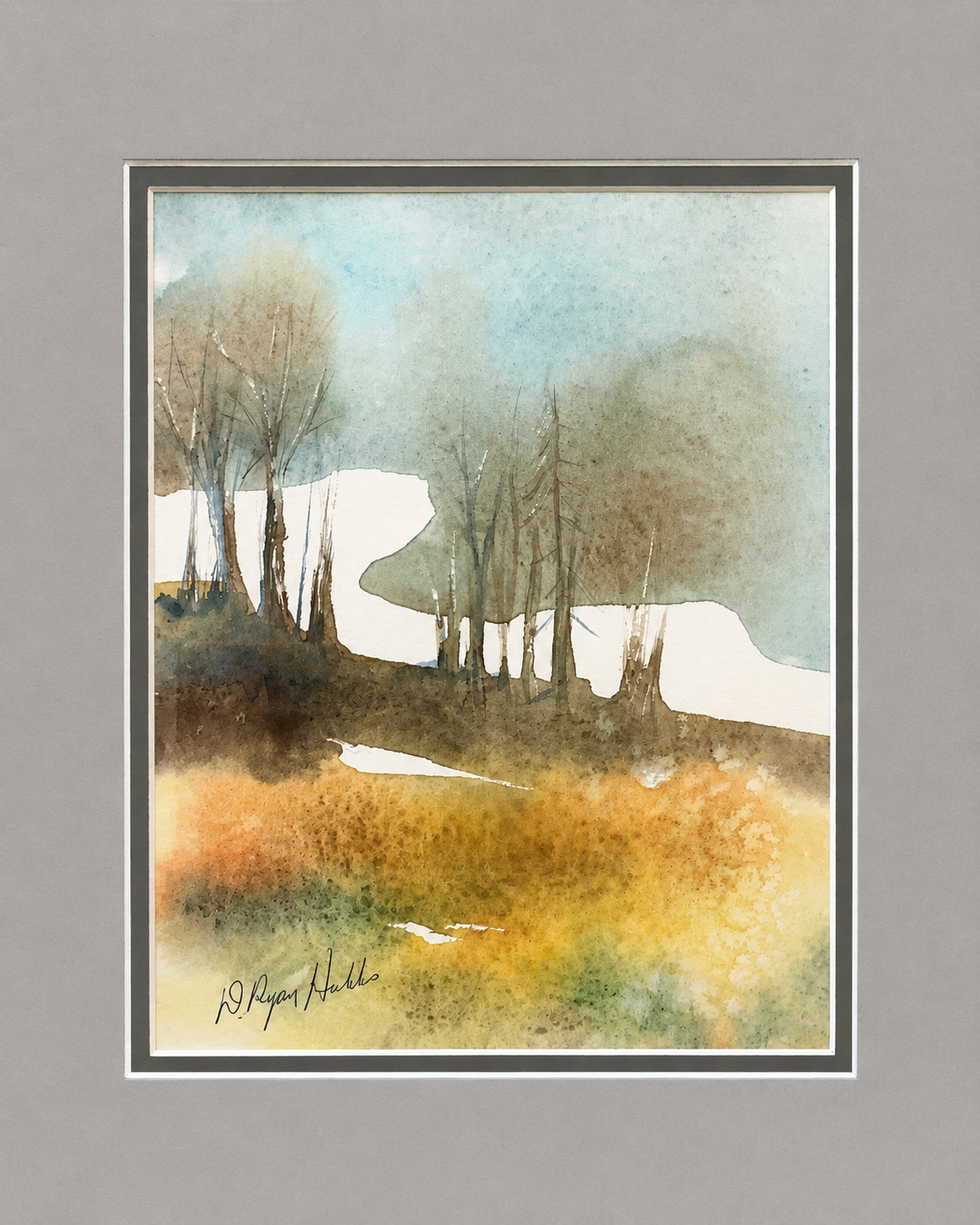 Quiet Path Through the Birches