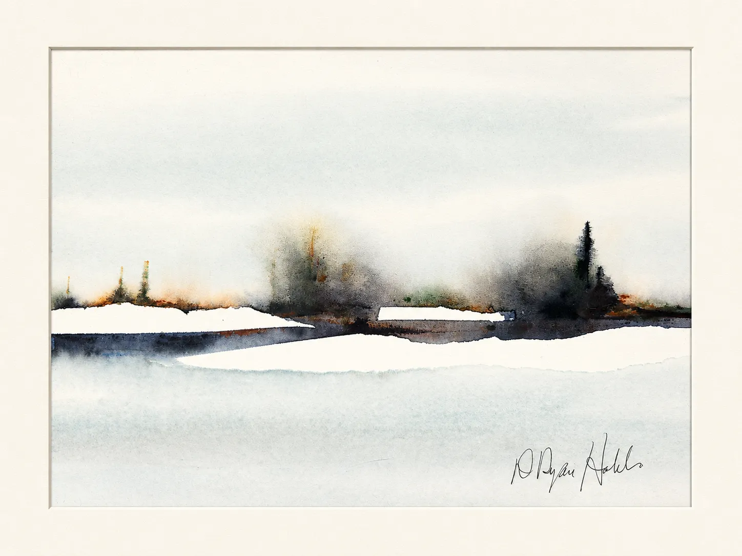 Treeline Through the Fog