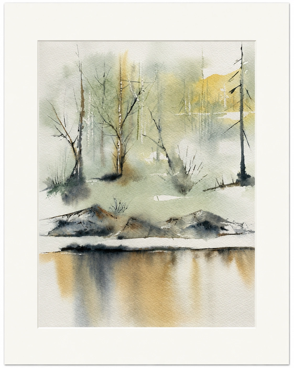 Winter Woodland Reflections